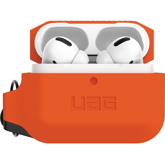 UAG Apple AirPods Pro silikondeksel (oransje/sort)