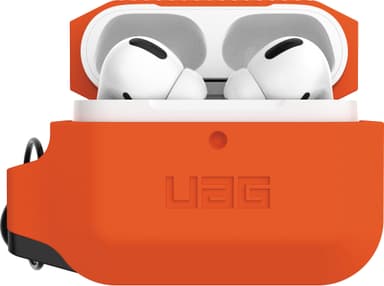 UAG Apple AirPods Pro silikondeksel (oransje/sort)