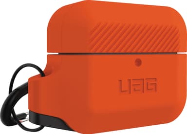 UAG Apple AirPods Pro silikondeksel (oransje/sort)