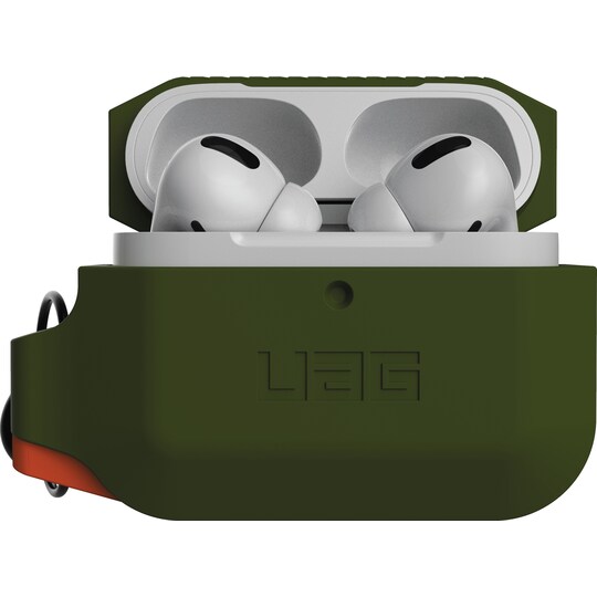 UAG Apple AirPods Pro silikondeksel (oliven/oransje)
