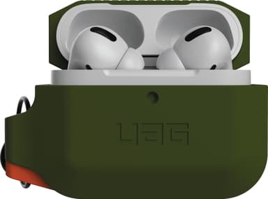 UAG Apple AirPods Pro silikondeksel (oliven/oransje)