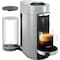 NESPRESSO® Vertuo Plus Deluxe kaffemaskin fra Delonghi, Sølv