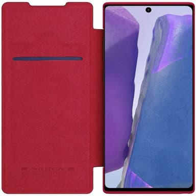 Nillkin Qin Flipdeksel Samsung Galaxy Note 20  - RØD
