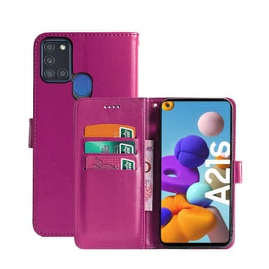 Lommebokdeksel 3-kort Samsung Galaxy A21s (SM-A217F)  - Rosa