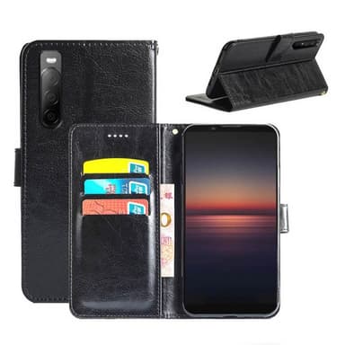 Lommebokdeksel 3-kort Sony Xperia 10 II  - Svart