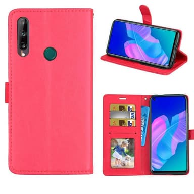 Lommebokdeksel 3-kort Huawei P40 LiteE (6,39 ")  - RØD