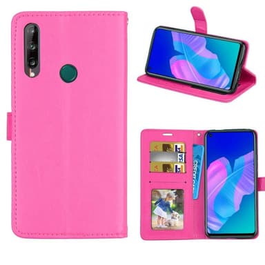 Lommebokdeksel 3-kort Huawei P40 LiteE (6,39 ")  - Rosa