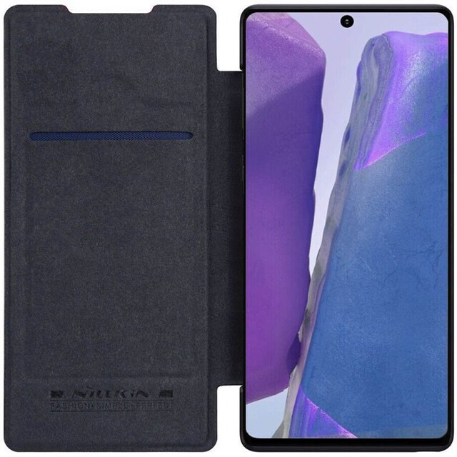 Nillkin Qin Flipdeksel Samsung Galaxy Note 20 Ultra  - Svart