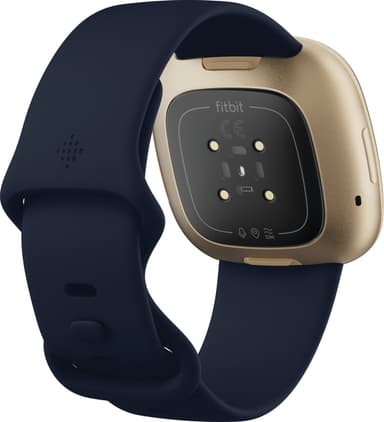 Fitbit Versa 3 smartklokke (midnight/soft gold aluminium)