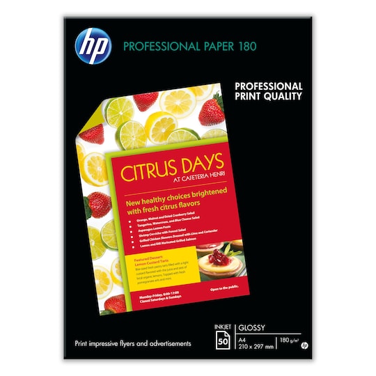 HP Professional Glossy A4 papir