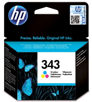 HP blekkpatron 343 Cyan Magenta Gul