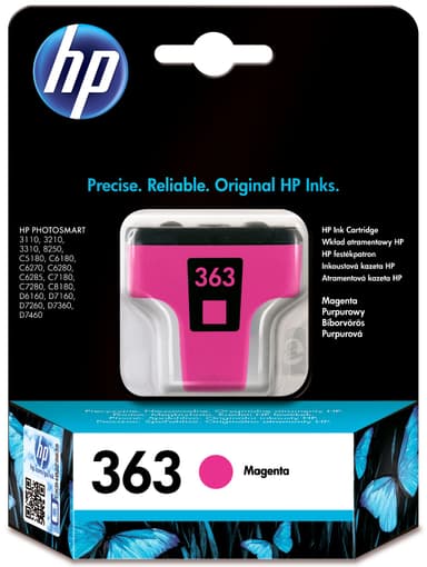 HP blekkpatron 363 Magenta
