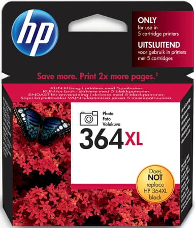 HP blekkpatron 364XL Sort HP blekkpatron 364XL Sort