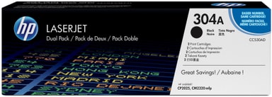 HP toner 304A Sort
