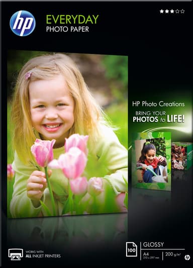 HP Fotopapir Glossy A4