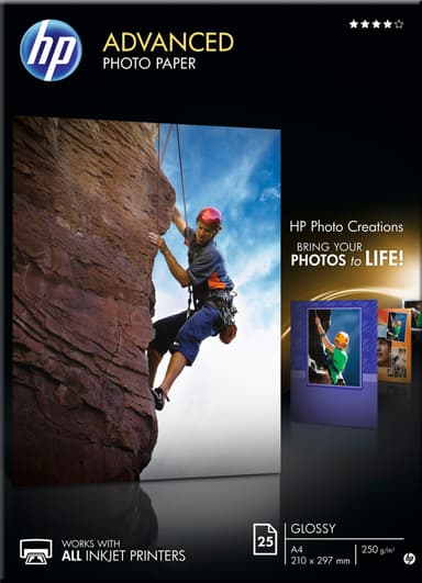 HP fotopapir Advanced Glossy A4