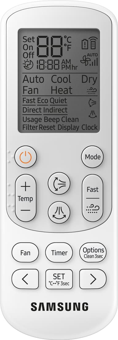 Samsung Nordic Wind-Free 35 varmepumpe AR12TXCACWKNEE