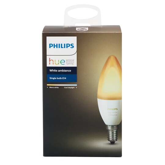 Philips Hue White ambiance LED-pære (6W B39 E14)