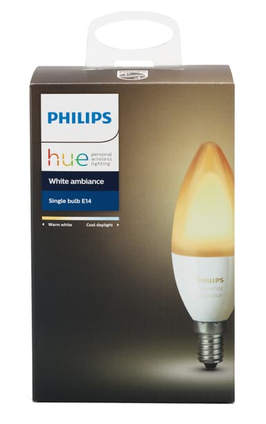 Philips Hue White ambiance LED-pære (6W B39 E14)