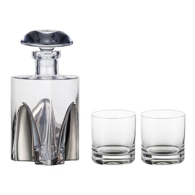 Eisch Gentleman gavesett, 2 whiskyglass + karaffel