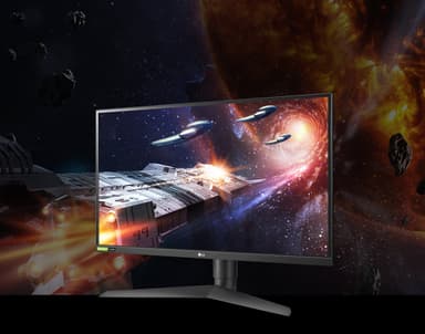 LG 27GL83A 27" skjerm (sort)