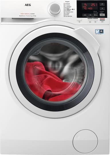 AEG 7000 vaskemaskin/tørketrommel L7WDB861G (hvit)