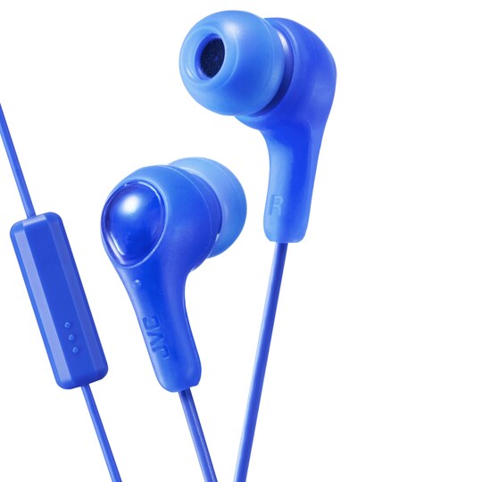 JVC Gumy Plus in-ear hodetelefoner (blå)