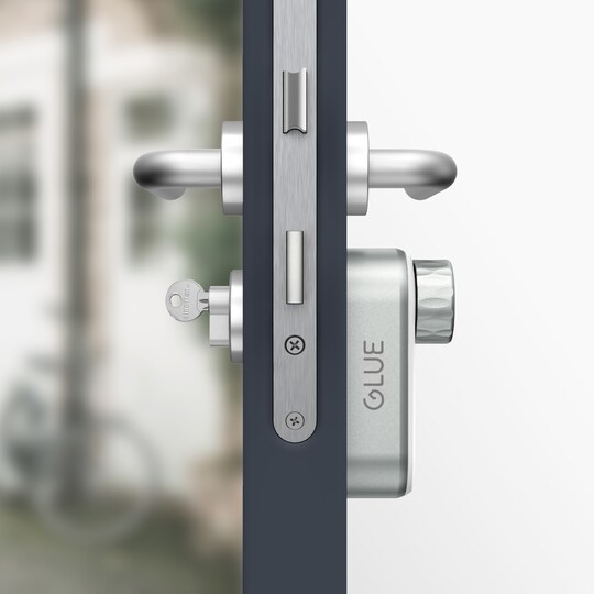 Glue Smart Door Lock Pro (3. generasjon 2020, sølv)