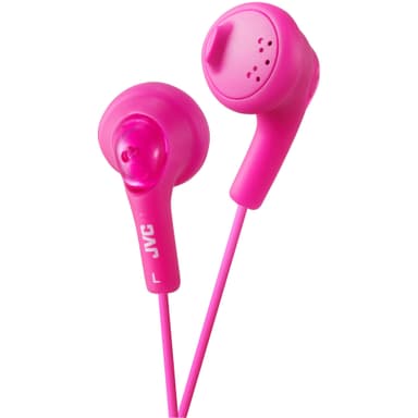 JVC Gumy Bass in-ear hodetelefoner (rosa)