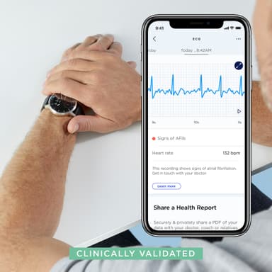 Withings ScanWatch hybrid smartklokke 38 mm (sort)