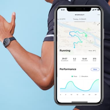 Withings ScanWatch hybrid smartklokke 38 mm (sort)