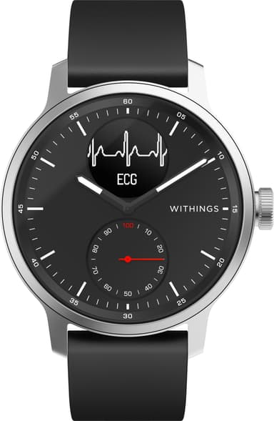 Withings ScanWatch hybrid smartklokke 42 mm (sort)