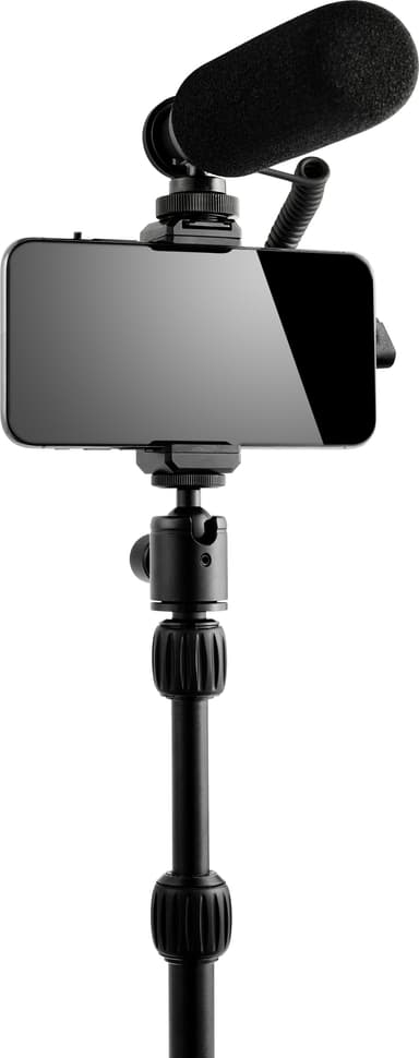Wistream tripod med shotgun-mikrofon
