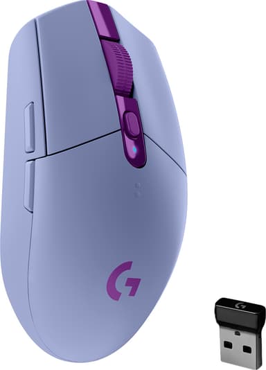 Logitech G305 Lightspeed trådløs gamingmus (lilla)