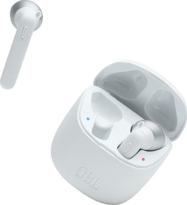 JBL Tune225TWS helt trådløse in-ear-hodetelefoner (hvit)