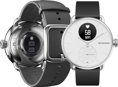 Withings ScanWatch hybrid smartklokke 38 mm (hvit)