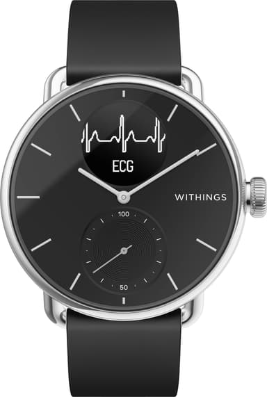 Withings ScanWatch hybrid smartklokke 38 mm (sort)