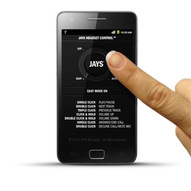 a-Jays One+ in-ear hodetelefoner (sort)