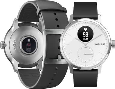 Withings ScanWatch hybrid smartklokke 42 mm (hvit)