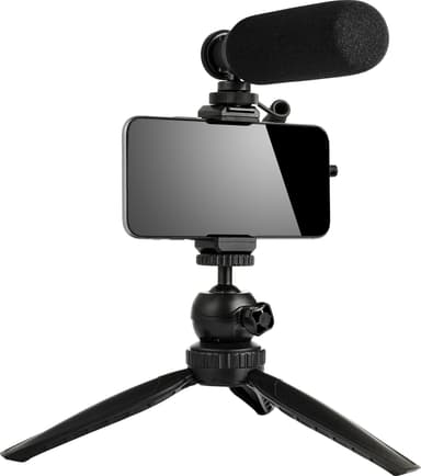 Wistream tripod med shotgun-mikrofon