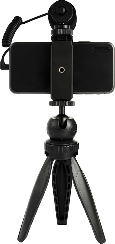 Wistream tripod med shotgun-mikrofon