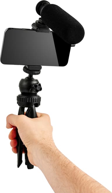 Wistream tripod med shotgun-mikrofon