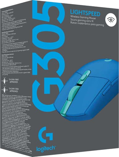 Logitech G305 Lightspeed trådløs gamingmus (blå)