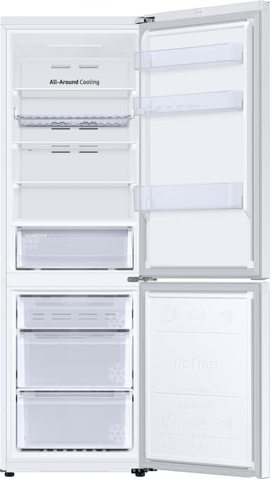 Samsung kjøleskap/fryser RL34T602FWWEF (hvit)