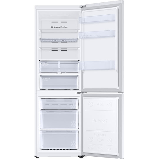 Samsung kjøleskap/fryser RL34T675DWWEF (hvit)