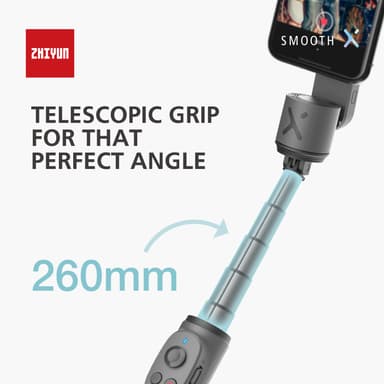 Zhiyun Smooth-X Essential Combo gimbal for smarttelefon (grå)