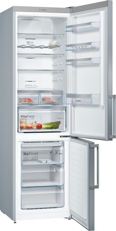 Bosch Series 4 kombiskap KGN397LEQ (Inox)