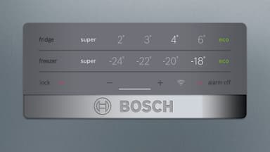 Bosch Series 4 kombiskap KGN397LEQ (Inox)