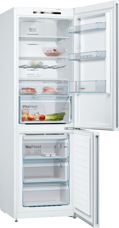 Bosch Series 4 kombiskap KGN36VWED (hvit)