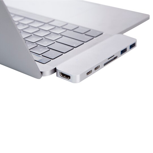 Hyperdrive USB-C multi-adapter for MacBook (sølv)